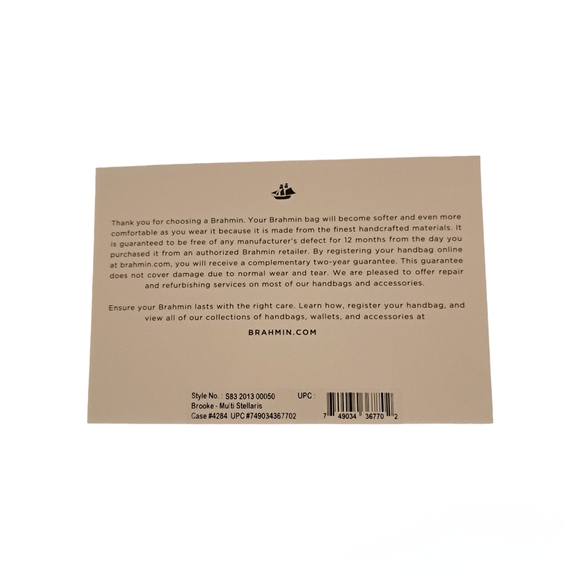 Brahmin Brooke Multi Stellaris Genuine Leather - Picture 11 of 11